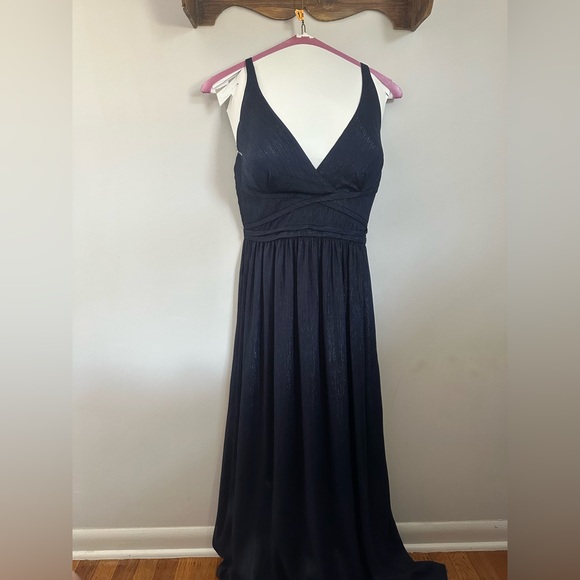 Laundry By Shelli Segal Navy Maxi Dress - Picture 1 of 5